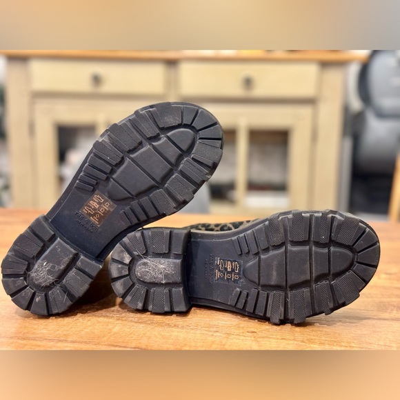 Rag & Bone Shaye Hiker Leather Boots In Black Cheetah Size 36 - Picture 12 of 14